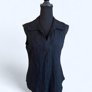 Black vintage 2000s Express collared top Size Small